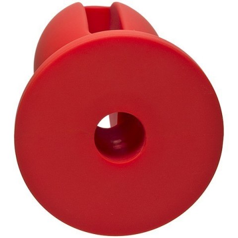 Kink Wet Works Lube Luge - Premium Silicone Plug 6" Red