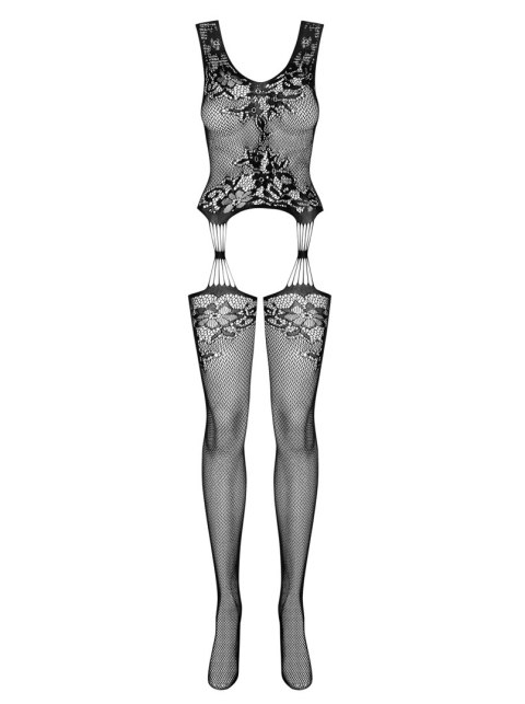 F221 bodystocking czarny XL/XXL