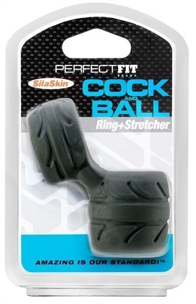 Perfect Fit SilaSkin Cock & Ball Black