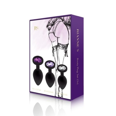 Rianne S - Booty Plug Set 3x Black