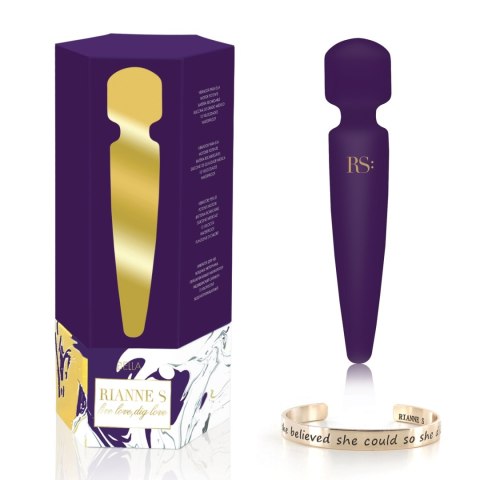 Rianne S ESSENTIALS - Bella Mini Body Wand Deep Purple