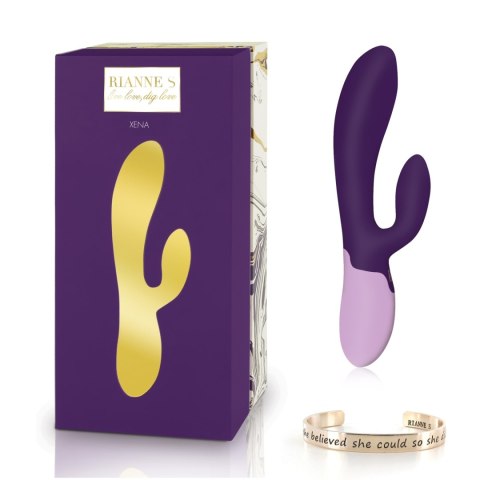 Rianne S ESSENTIALS - Xena Rabbit Vibrator Deep Purple