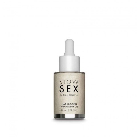 Slow Sex Hair and Skin Shimmer Dry Oil