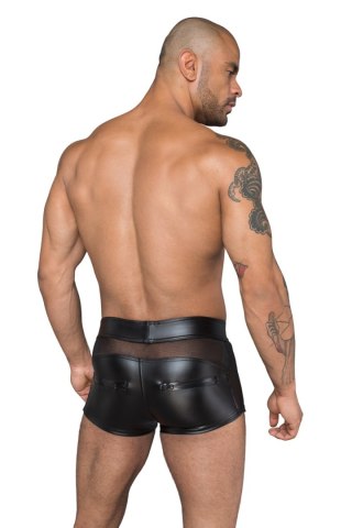 H058 Shorts made of powerwetlook and 3D net L