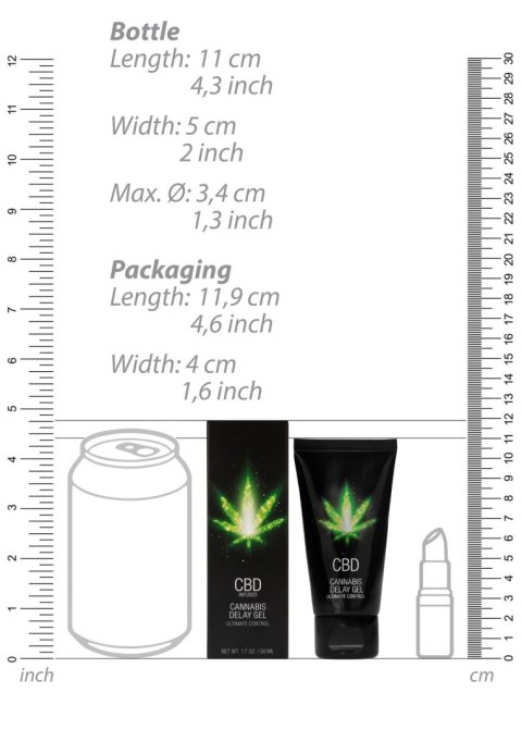 Shots CBD Cannabis Delay Gel 50 ml