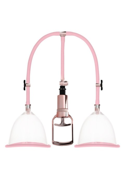 Shots Pumped Breast Pump Set Medium Rose Gold