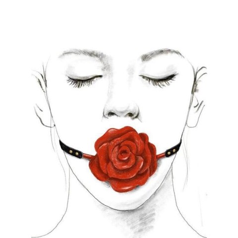 ZALO & UPKO Doll Series Rose Ball Gag