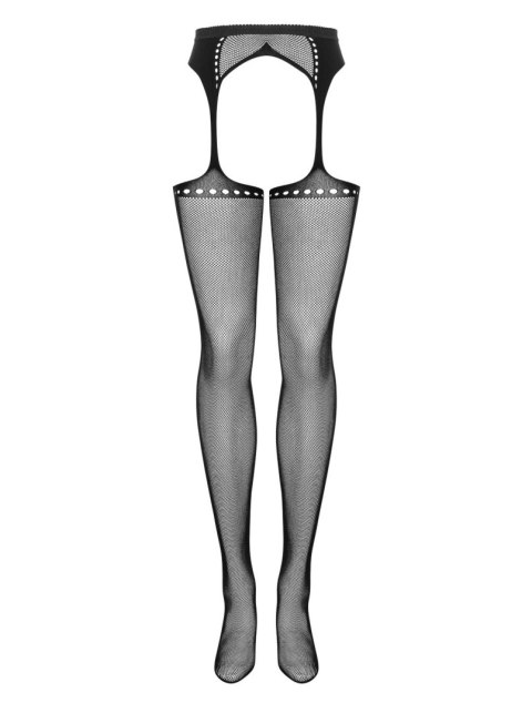 Garter stockings S314 czarne S/M/L