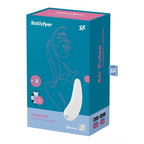 Satisfyer Curvy 2+ White with App incl. Bluetooth and App