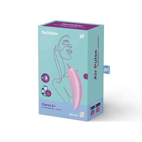 Satisfyer Curvy 3+ Pink incl. Bluetooth and App