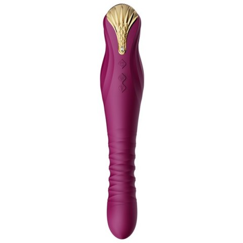 Zalo King Vibrating Thruster Velvet Purple