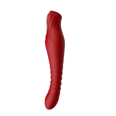 Zalo King Vibrating Thruster Wine Red