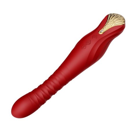 Zalo King Vibrating Thruster Wine Red