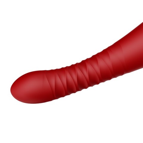 Zalo King Vibrating Thruster Wine Red